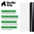 thumbnail image 2 of GORILLA GRIP LeakGuard Under Sink Mat, Waterproof Shelf Liner, Non-Adhesive, 24x60 White, 2 of 9