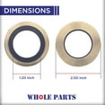 thumbnail image 2 of Whole Parts Washing Machine Main Center Tub Seal Assembly Part # 5303279394 - Replacement & Compatible With Some Crosley, Electrolux, Frigidaire,  Gibson, Kenmore, Tappan, White Westinghouse Washers, 2 of 8