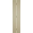 thumbnail image 6 of Ekena Millwork 11 1/2"W x 58"H Rustic Two Board Spaced Board-n-Batten Pecky Cypress Faux Wood Shutters (Per Pair), Primed Tan, 6 of 12
