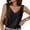 Black, variant on Womens Silk Satin Tank Tops Casual Sleeveless V Neck Camisole Blouses Summer Vest Basic Shirt