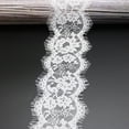 thumbnail image 5 of (3 metros/lote) tela de encaje blanco de 8cm, cinta para costura de prendas, tela para vestido de novia, 5 of 5