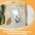 thumbnail image 2 of OULII Sports Medal Display Frame 1Pcs Resin White Clear Front Cover, 2 of 7