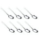 thumbnail image 1 of Juego de cucharas para la cena, 8 cucharas, cucharas de acero inoxidable, cucharas de metal duraderas, acabado de espejo y aptas para lavavajillas, para el hogar, restaurante, color plateado, 1 of 6