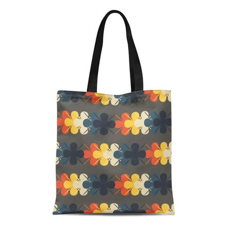 Grocery Store Furniture LADDKE Canvas Tote Bag Basic Bright Abstract Bauhaus Funky Furniture Geometric Groovy Interior Reusable Shoulder Grocery Shopping Bags Handbag ()