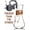 20oz Classic w/ SS Filter, variant on Pour Over Coffee Maker Glass - 6/8/10 Cup Barista Kit with 304 Stainless Filter for Home, Office, Camping, Cafes - Easy Clean Coffee Dripper Set (Rag&Brush Included) (8 Cup/28 oz-Slim Shape)