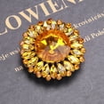 thumbnail image 4 of Kkkded Broche Épingle Électroplaquée Géométrique Fleur - en Forme de Rouille - Badge Broche Résistant, 4 of 5
