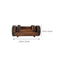thumbnail image 3 of 2PCS/Set Half Barrel Planter Wood Flower Pot Carbonized Anticorrosive Container, 3 of 6
