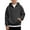 Grey, variant on BdTemWBs Boys Quarter Zip Hoodies - Waffle Knit Kids Long Sleeve Hooded Sweatshirts with Pockets Pullover Tops Clothes