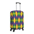 thumbnail image 3 of Balery Luggage Cover Mardi Gras Print Suitcase Covers for Luggage Elastic Washable Suitcase Protector Fits 18-32 Inch Luggage-Small, 3 of 9