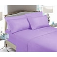thumbnail image 2 of Celine Linen Holiday Gift 1500 Series Percale Wrinkle and Fade Resistant (6-Piece) Bedding Set, Full, Periwinkle Lavender, 2 of 3