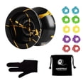 thumbnail image 1 of Yoyo profesional N11 de aleación de aluminio, bola de yoyo no reactiva con bolsa, guante y 10 cuerdas., 1 of 5