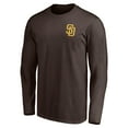 thumbnail image 2 of Men's Brown San Diego Padres Team Hometown Collection Palm Sunset Long Sleeve T-Shirt, 2 of 3