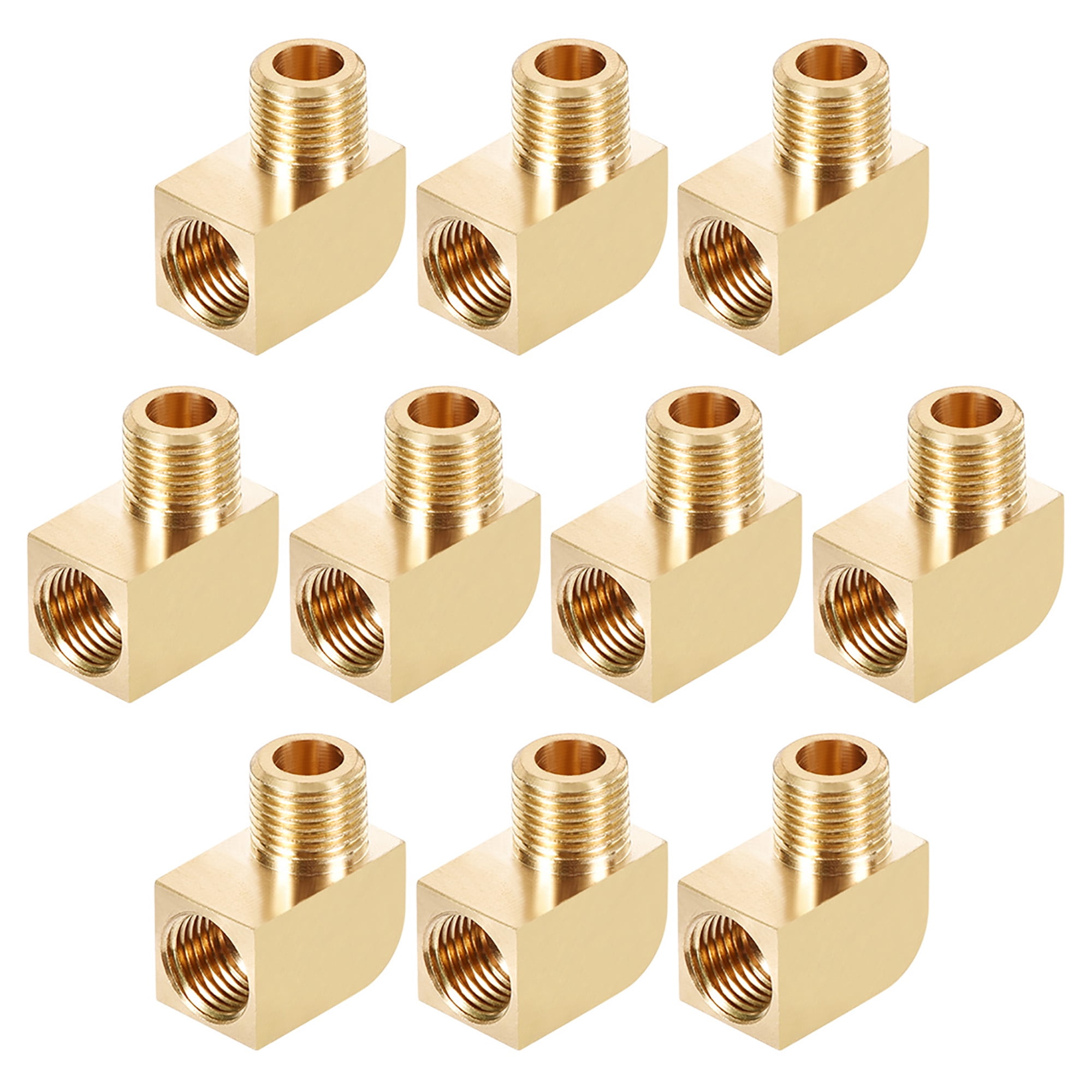 Details about   Brass Pipe Fitting 90 Degree Barstock Street Elbow  M10 MalexG1/8 Female 5pcs