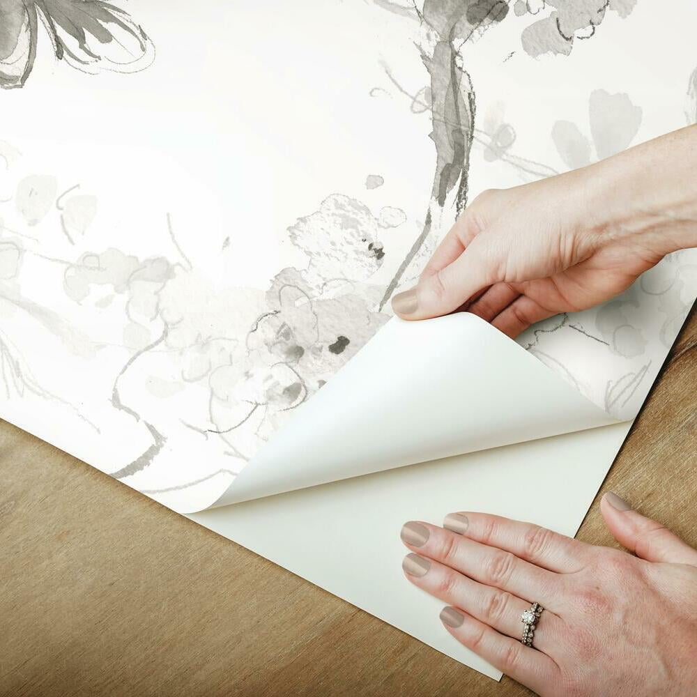 Spring Cherry Blossoms Peel and Stick Wallpaper