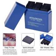 Professional Dental Articulating Paper 300 Pieces Red and Blue High Sensitivity for Occlusal Analysis Disposable and Hygienic