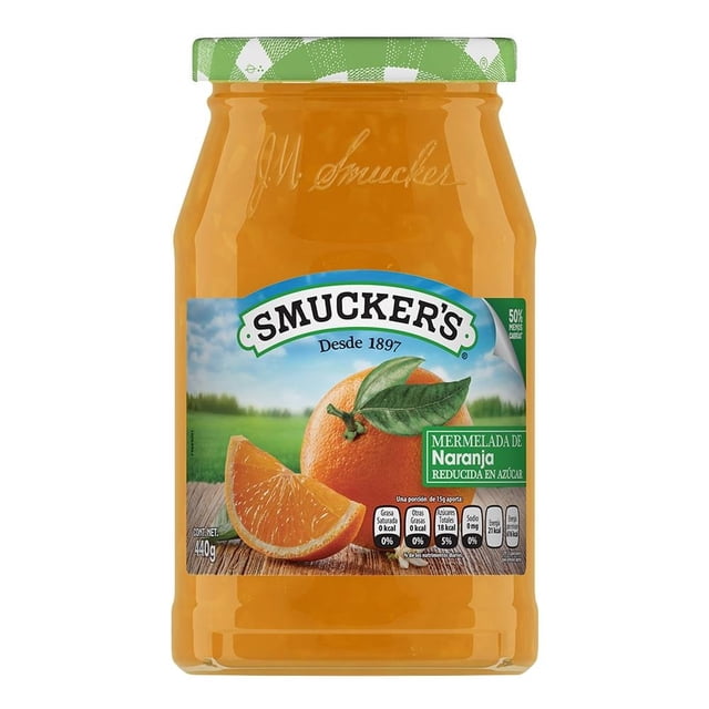 Mermelada de naranja Smucker's reducida en calorías 440 g