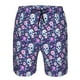 thumbnail image 3 of Fotbe Skull Purple Flower Trajes de Baño Estampados para Hombre, Shorts de Verano de Secado Rápido, Ropa de Playa, Bañadores-Large, 3 of 6