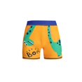 thumbnail image 5 of HAOTAGS Boys Swim Trunks With Cap Set,Pool Dinosaur Print Elastic Waist Swim Shorts With Hat Yellow 9-10, 5 of 6