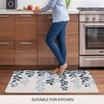 thumbnail image 5 of Navy Blue Ombre Botanical Door Mat&nbsp;Indoor Outdoor Entrance,Non Slip Rug for Kitchen Bathroom Entryway Rug,Watercolor Pastoral Leaf Rustic Washable Doormat Floor Mat for Office 20x31.5 Inch, 5 of 8