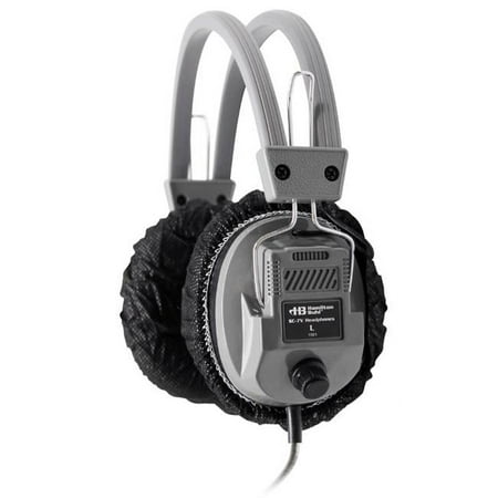 UPC: 0681181621651 | HamiltonBuhl HygenX Black Sanitary Ear Cushion Covers (4.5  – 600 Pairs – For Over-Ear Headphones)
