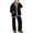 Black, variant on Women's 2 Piece Outfits Knit Matching Lounge Sets Long Sleeve V Neck Cardigan Sweaters Wide Leg Pants Tracksuits