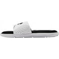 thumbnail image 4 of Under Armour Men's EVA Footbed Slide Sandals, White & Black, 14, 4 of 7
