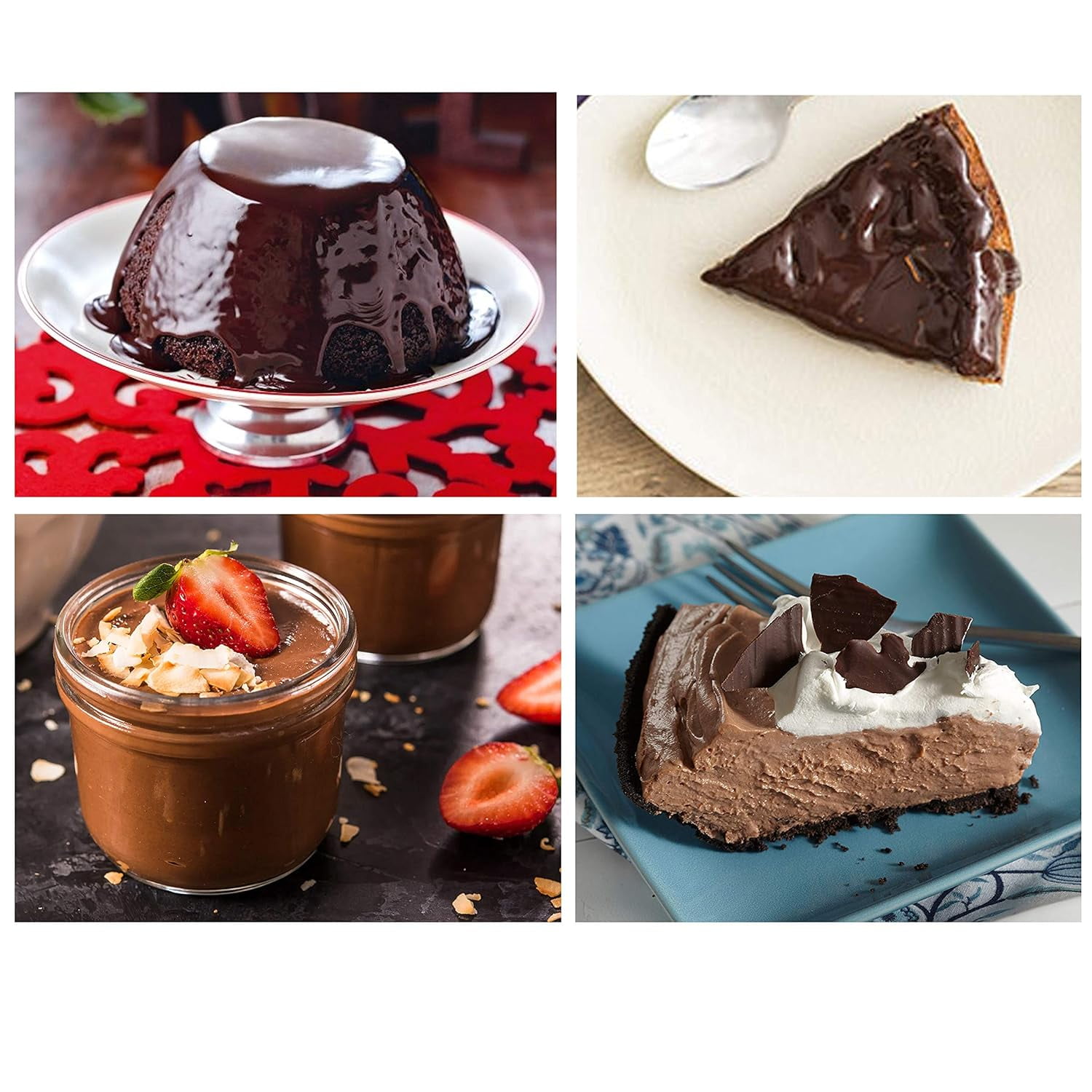 (2 pack) Royal Chocolate Instant Pudding, 14g Serving Size, 4 Servings, Includes One 2.03oz Box