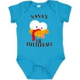 thumbnail image 3 of Inktastic Thanksgiving Nana's Lil' Butterball Cute Turkey Face Boys or Girls Baby Bodysuit, 3 of 5