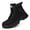 Black, variant on Steel Toe Boots for Women Men Comfortable Puncture Proof Work Shoes with Waterproof Upper