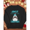 thumbnail image 4 of Tstars Womens Ugly Christmas Sweater Jawlly Christmas Xmas Party Shark Christmas Gift Funny Humor Holiday Shirts Xmas Party Christmas Gifts for Her Women Sweatshirt Ugly Xmas Sweater, 4 of 6