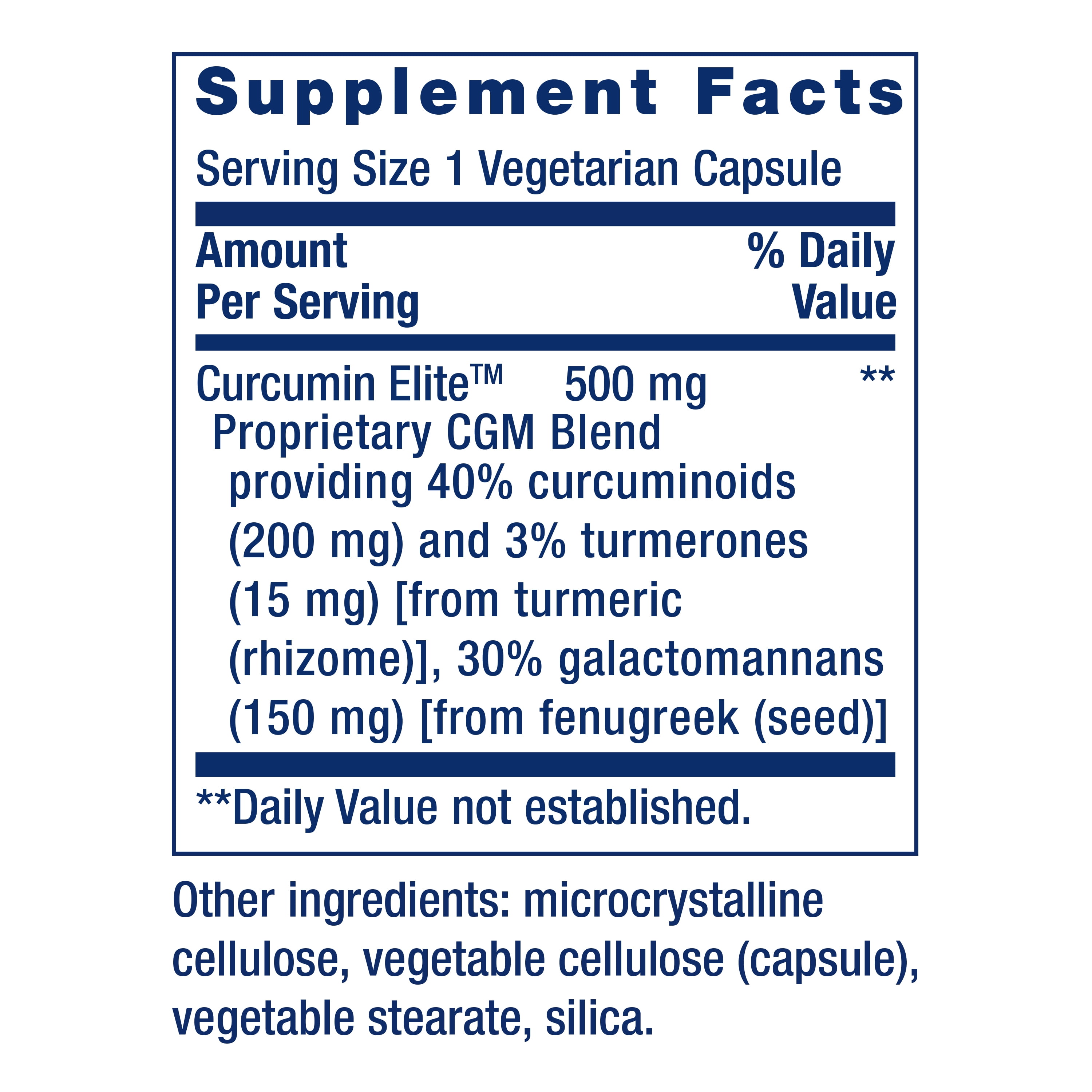 Life Extension Curcumin Elite Turmeric Extract, inflammation health support, immune & heart health, two-month supply, gluten-free, vegetarian, non-GMO, 60 vegetarian capsules