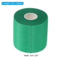 thumbnail image 2 of Unique Bargains 30 Yard PU Tennis Badminton Racket Grip Cushion Wrap Tape Backing Film, Dark Green 2 Pack, 2 of 8