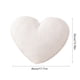 thumbnail image 3 of Cojín decorativo en forma de corazón – Cojín de poliéster suave para sofá, cama, oficina • Regalo romántico romántico romántico blanco rojo • 17,7 x 13,8 pulgadas, costura de soporte y duradera, 3 of 6