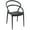 Black, variant on 32.25" Yellow Outdoor Patio Round Dining Chair