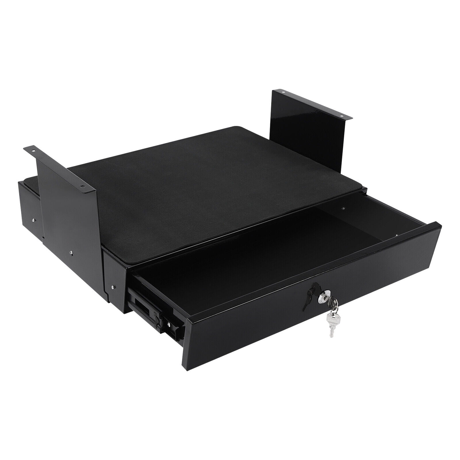 Sliding Under Desk Storage Drawer Pull-out Drawer W/Computer Pad or Stand Desk