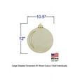 thumbnail image 2 of Pack of 1, Large 10.5" x 12" x 1/4" Baltic Birch Plywood Detailed Ornament #1 Wood Cutout for Wood Craft Project, Children or Adult Art Work, Home Décor and DIY Fun, Made in USA, 2 of 2