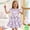 w93# Light Purple60, variant on Toddler Girls Dresses Cute Cartoon Easter Bunny Print Short Sleeve Ruffles Crewneck High Waist Flutter Sleeve Party Dress For Baby Floral Casual Dailywear Sundress Prom Dresses,Green,6-7 Years