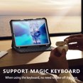 thumbnail image 5 of Rugged Case for iPad Pro 11 Inch 2024 Waterproof Shockproof Dustproof, Built-in Screen Protector & Lens Protector & Pen Slot & Support Magic Keyboard & Kickstand & Shoulder Strap Case, Black, 5 of 12