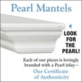 thumbnail image 5 of Pearl Mantels Crestwood Clean, Sophisticated Premium White MDF Mantel Shelf, 60"L x 10"D x 5"H, Crisp White Paint, 5 of 5