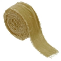 Velvet Ribbon for Gift Wrapping 1-1/2 Inch x 3 Yard Handmade Frayed Vintage Ribbons, Brown