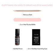 Nails.INC x Sensationail GelLED Prep and Seal Gel Nail Refill Kit