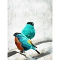 thumbnail image 3 of Villa, Mlli 12x14 Black Modern Framed Museum Art Print Titled - Abstract Birds, 3 of 5