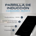 thumbnail image 2 of FLINE | Parrilla de Inducción Magnética Empotrable 2 Quemadores 1500W 110v | Belfast 2, 2 of 7