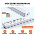 thumbnail image 4 of VEVOR Aluminum Grade Rod, 9-Feet/8ths 3 Sections Telescopic Measuring Rod, Double-Sided Scale 1/8in Leveling Rod Stick,Aluminum Alloy Survey Rod with Bubble Level &Carrying Bag for Houses,Walls,Floors, 4 of 5