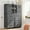 Gray, variant on EnHomee Tall Dresser for Bedroom Large Dresser with Cabinet and 10 Drawers 38"W x 48.1"H Fabric Dresser for Closet,Black