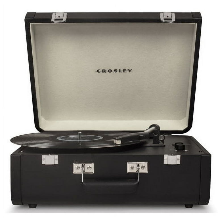 Crosley Portfolio Bluetooth Portable Suitcase Record Player with 3