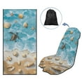 thumbnail image 4 of KUIFORTI Sea Turtle Car Seat Towel Covers with Storage Bag, Beach Post Workout Sweat Washable Cover Non Slip for Car Towel for Dog Pet Workout Outdoor Sport Activities, 4 of 8