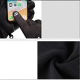 thumbnail image 5 of 1 Pair Waterproof Winter Warm Gloves Windproof Touch Screen Thermal Gloves Men Women Zippered Full Finger Cycling Gloves M, 5 of 5