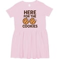 thumbnail image 3 of Inktastic Here for the Cookies Funny Food Girls Toddler Dress, 3 of 5