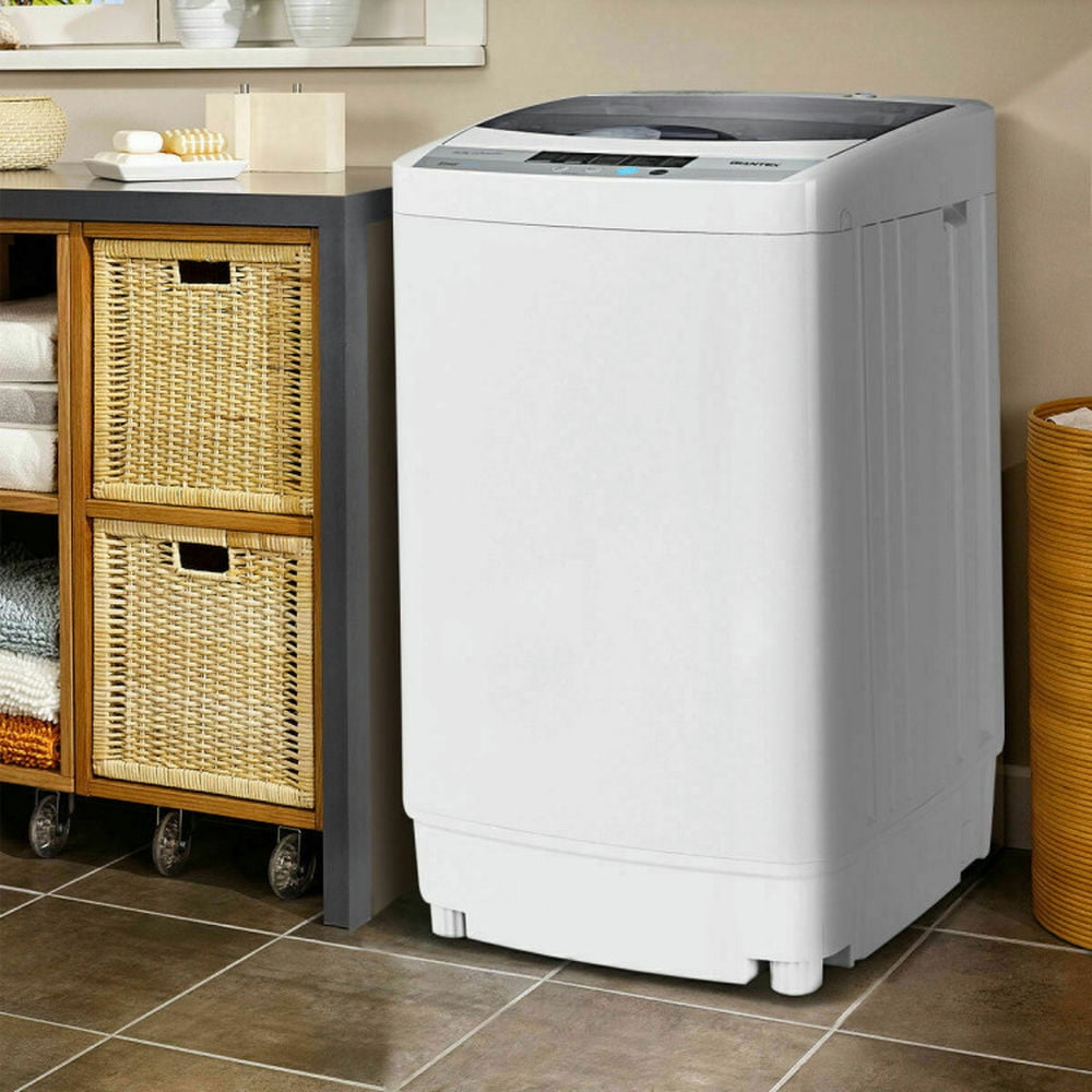 Barara King Washing Machine, Laundry Washer, 8.8 lbs Portable Full-Automatic Laundry Washing Machine with Drain Pump